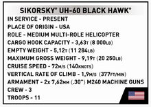 Load image into Gallery viewer, Sikorsky UH-60 Black Hawk helicopter brick model - COBI 5906 - 928 bricks - ModelBricks
