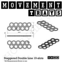 Load image into Gallery viewer, 28mm Movement Trays for Tabletop Games | Wargaming | Full Range - ModelBricks