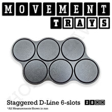 Load image into Gallery viewer, 28mm Movement Trays for Tabletop Games | Wargaming | Full Range - ModelBricks