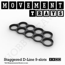 Load image into Gallery viewer, 28mm Movement Trays for Tabletop Games | Wargaming | Full Range - ModelBricks
