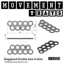 Load image into Gallery viewer, 28mm Movement Trays for Tabletop Games | Wargaming | Full Range - ModelBricks