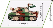 Load image into Gallery viewer, Sturmmorser Tiger "Sturmtiger" brick tank model - COBI-2585 - 1100 bricks