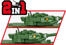 Load image into Gallery viewer, T-72 M1 DDR & RU brick tank model - COBI 2625 - 678 bricks