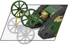 Load image into Gallery viewer, Tank Mark I (Male) no. c19 brick model - COBI 2993 - WWI 878 bricks