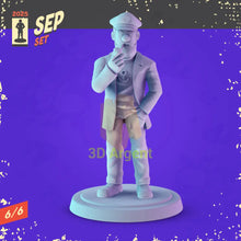 Load image into Gallery viewer, Tintin & Asterix Miniatures Set – 3D Printed 32mm Resin Figures RPG D&D Display