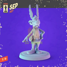 Load image into Gallery viewer, Tintin & Asterix Miniatures Set – 3D Printed 32mm Resin Figures RPG D&D Display