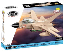 Load image into Gallery viewer, Tornado GR1 "MIG Eater" brick plane model - COBI 5854 - 527 bricks
