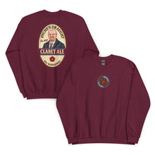 Load image into Gallery viewer, Sean Dyche Burnley Legend Claret Ale Beer Unisex Sweatshirt