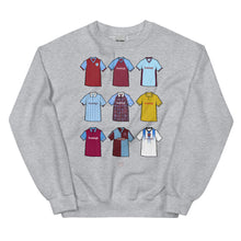 Load image into Gallery viewer, Burnley Retro Shirts Unisex Themed Sweatshirt (9 Classic Shirt Artwork) - ModelBricks