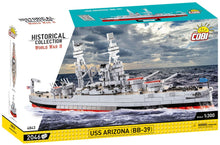 Load image into Gallery viewer, USS Arizona (BB-39) brick model battleship - COBI 4843 - 2046 bricks