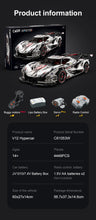 Load image into Gallery viewer, V12 Hyper Car RC brick model kit - CADA C61053W - 4449 bricks
