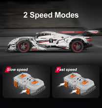 Load image into Gallery viewer, V12 Hyper Car RC brick model kit - CADA C61053W - 4449 bricks
