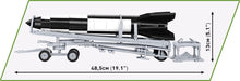 Load image into Gallery viewer, V2 rocket on Meiller vehicle brick model - COBI 3120 - 1210 bricks EXECUTIVE EDITION