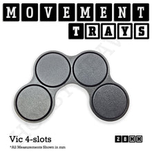 Load image into Gallery viewer, 28mm Movement Trays for Tabletop Games | Wargaming | Full Range - ModelBricks