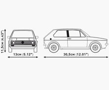 Load image into Gallery viewer, Volkswagen Golf GTI car brick model (1976-1983) - COBI 24358 - 1710 bricks