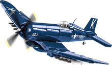 Load image into Gallery viewer, Vought F4U-4 Corsair brick plane model - COBI 2417 - 520 bricks - ModelBricks
