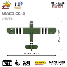 Load image into Gallery viewer, Waco CG-4 brick glider model - COBI 5755- 784 bricks