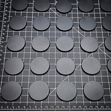 Load image into Gallery viewer, 40mm Round Bases | Plain Black Plastic Bases for Wargames| Miniature Wargaming Bases - ModelBricks