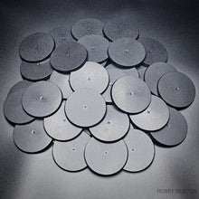 Load image into Gallery viewer, 70mm Round Plain Plastic Bases - ModelBricks