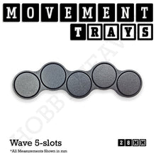 Load image into Gallery viewer, 28mm Movement Trays for Tabletop Games | Wargaming | Full Range - ModelBricks