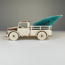 Load image into Gallery viewer, Truck with Christmas Tree - Pre-Built Model by Curious Rabbit ® - ModelBricks
