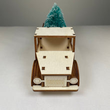 Load image into Gallery viewer, Truck with Christmas Tree - Pre-Built Model by Curious Rabbit ® - ModelBricks
