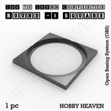 Load image into Gallery viewer, Round to Square Bases Shape and Size Converters 3d Print Full Range - ModelBricks
