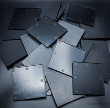 Load image into Gallery viewer, 100mm Square Plain Plastic Bases - ModelBricks
