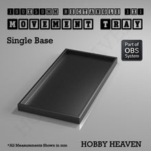 Load image into Gallery viewer, Rectangle Movement Trays | Cavalry &amp; Monsters | 50×25-100×60mm | OBS System - ModelBricks
