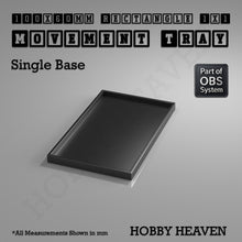 Load image into Gallery viewer, Rectangle Movement Trays | Cavalry &amp; Monsters | 50×25-100×60mm | OBS System - ModelBricks
