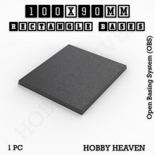 Load image into Gallery viewer, Rectangle Bases Range Sizes - 75x30mm to 125x40mm Medium Sizes 3d Print Full Range Tabletop Games - ModelBricks
