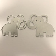 Load image into Gallery viewer, Cute Elephant Metal Thin Die. Cardmaking, Scrapbooking, Kids Crafts, Animal Dies - ModelBricks
