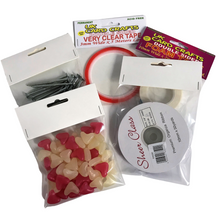 Load image into Gallery viewer, 100 Header Cards With Free Bags. Euro Slot, Blank Shop Product Display Packaging - ModelBricks
