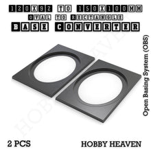 Load image into Gallery viewer, Wargaming Oval to Rectangle Base Converters – Tabletop Games | 3D Printed Tabletop Accessories - ModelBricks
