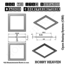 Load image into Gallery viewer, Square to Square Bases Size Converters 3d Print Full Range - ModelBricks

