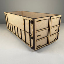 Load image into Gallery viewer, Roll-on / Roll-off Skip (RORO) - Pre-Built Model By Curious Rabbit ® - ModelBricks
