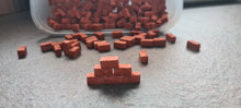 Load image into Gallery viewer, 1:35 Scale Diorama Building War Gaming Red Stone Blocks Bricks 12mm L 6mm W x 6mm H
