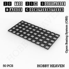Load image into Gallery viewer, Square to Square Bases Size Converters 3d Print Full Range - ModelBricks
