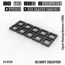 Load image into Gallery viewer, Square to Square Bases Size Converters 3d Print Full Range - ModelBricks
