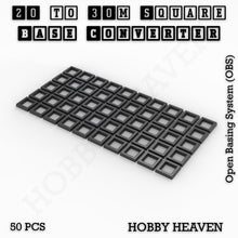 Load image into Gallery viewer, Square to Square Bases Size Converters 3d Print Full Range - ModelBricks
