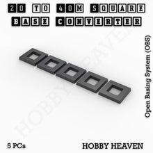 Load image into Gallery viewer, Square to Square Bases Size Converters 3d Print Full Range - ModelBricks
