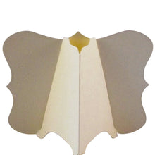 Load image into Gallery viewer, 24 x Hammered Ivory Elegant Place Cards, Perfect for Stylish Weddings &amp; Parties. Tableware UK Card Crafts - ModelBricks
