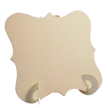 Load image into Gallery viewer, 24 x Linen Ivory Elegant Place Cards, Perfect for Stylish Weddings &amp; Parties. Tableware UK Card Crafts - ModelBricks
