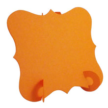 Load image into Gallery viewer, 24 x Orange Elegant Place Cards, Perfect for Stylish Weddings &amp; Parties. Tableware UK Card Crafts - ModelBricks
