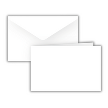 Load image into Gallery viewer, 25 Landscape 5x7 White Card Blanks &amp; Envelopes - 300gsm - ModelBricks
