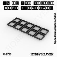 Load image into Gallery viewer, Square to Square Bases Size Converters 3d Print Full Range - ModelBricks
