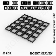 Load image into Gallery viewer, Square to Square Bases Size Converters 3d Print Full Range - ModelBricks
