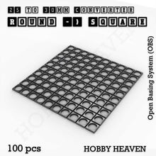 Load image into Gallery viewer, Round to Square Bases Shape and Size Converters 3d Print Full Range - ModelBricks
