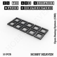 Load image into Gallery viewer, Square to Square Bases Size Converters 3d Print Full Range - ModelBricks
