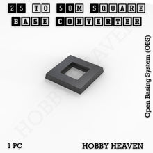 Load image into Gallery viewer, Square to Square Bases Size Converters 3d Print Full Range - ModelBricks
